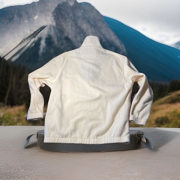 Ocean Pacific Menswear Fleece Jacket Mens Large Cream‎ - Picture 4 of 5